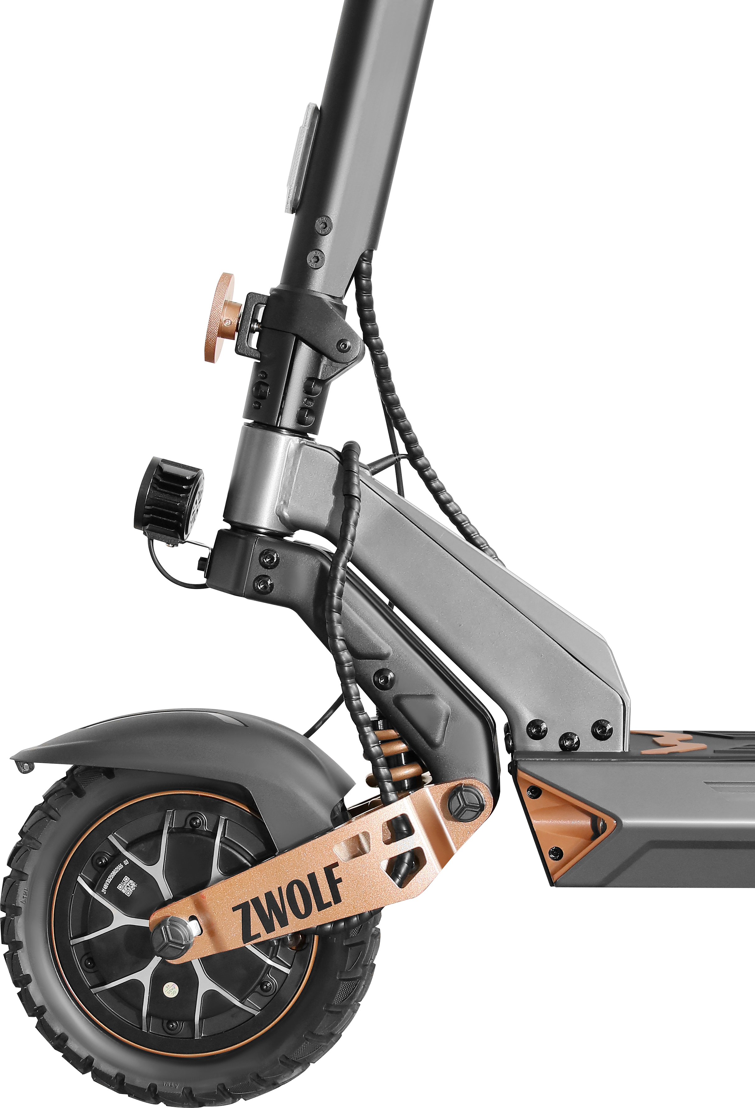 D3D-S stem and cable routing detail