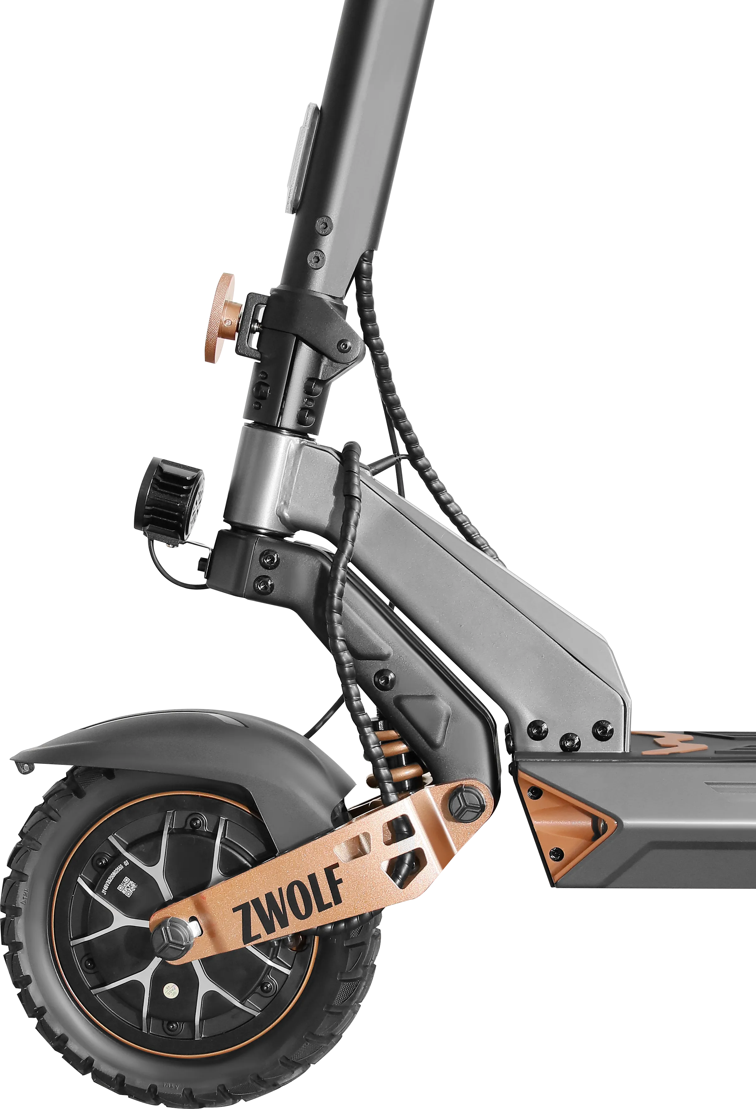 D3D-S stem and cable routing detail