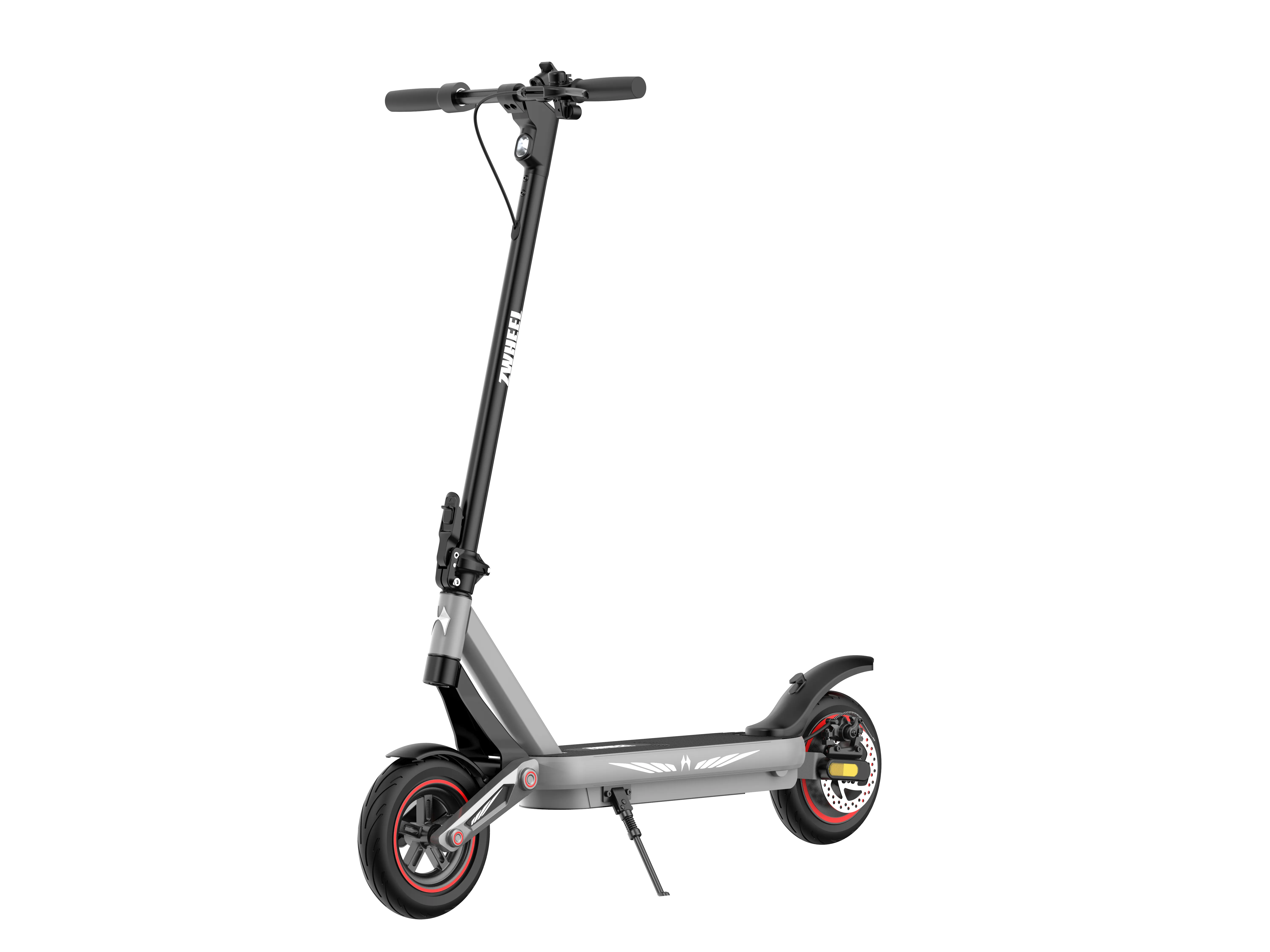Zwheel ZSA Plus silver gray electric scooter side profile