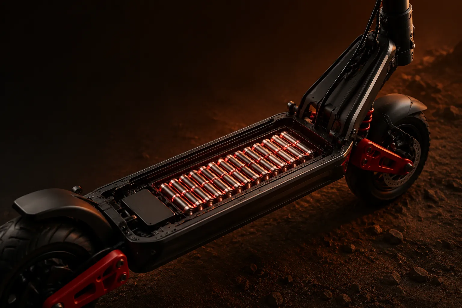 ZSB2 battery pack technical cutaway inside the deck