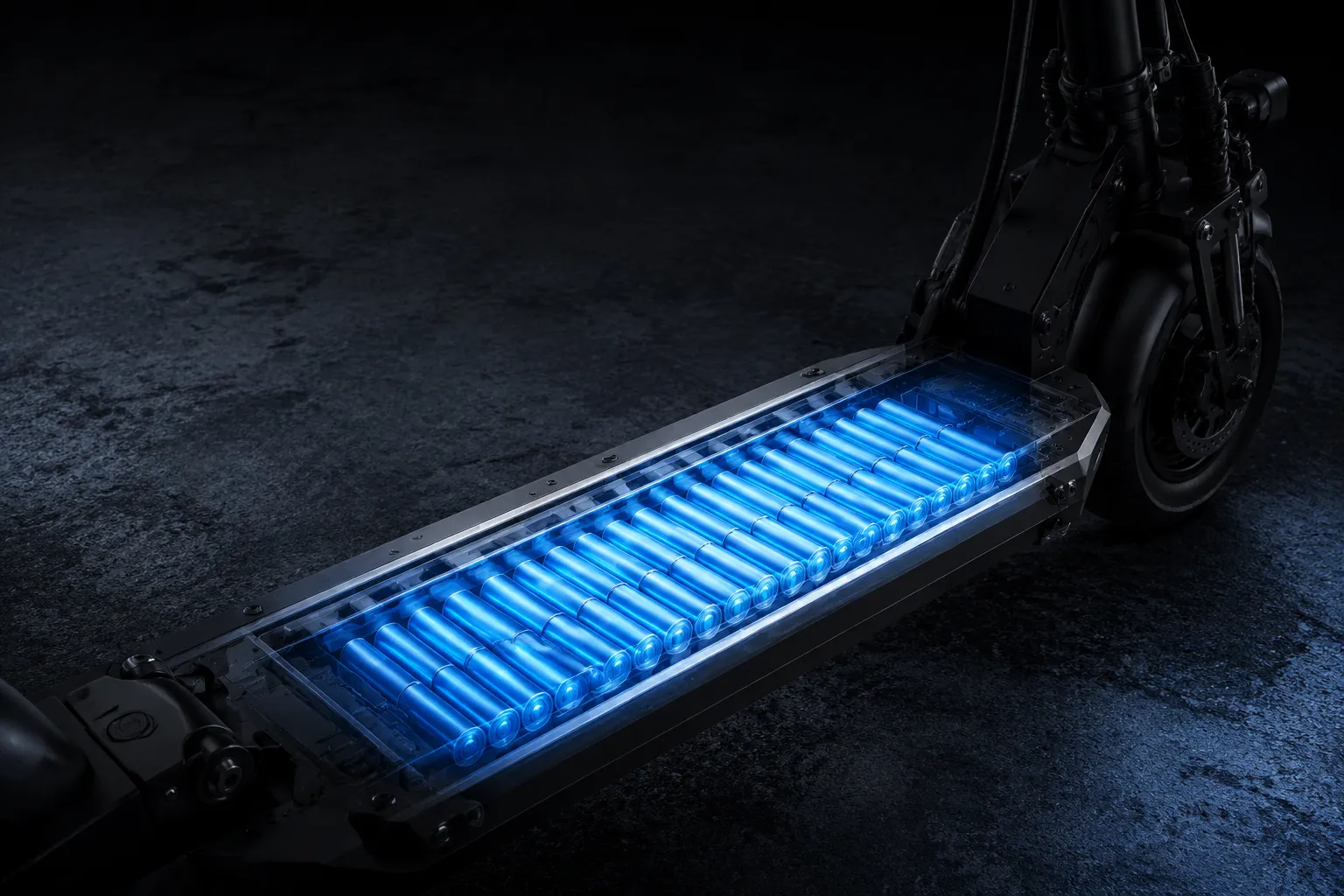 ZSD2 battery pack visualization inside the deck